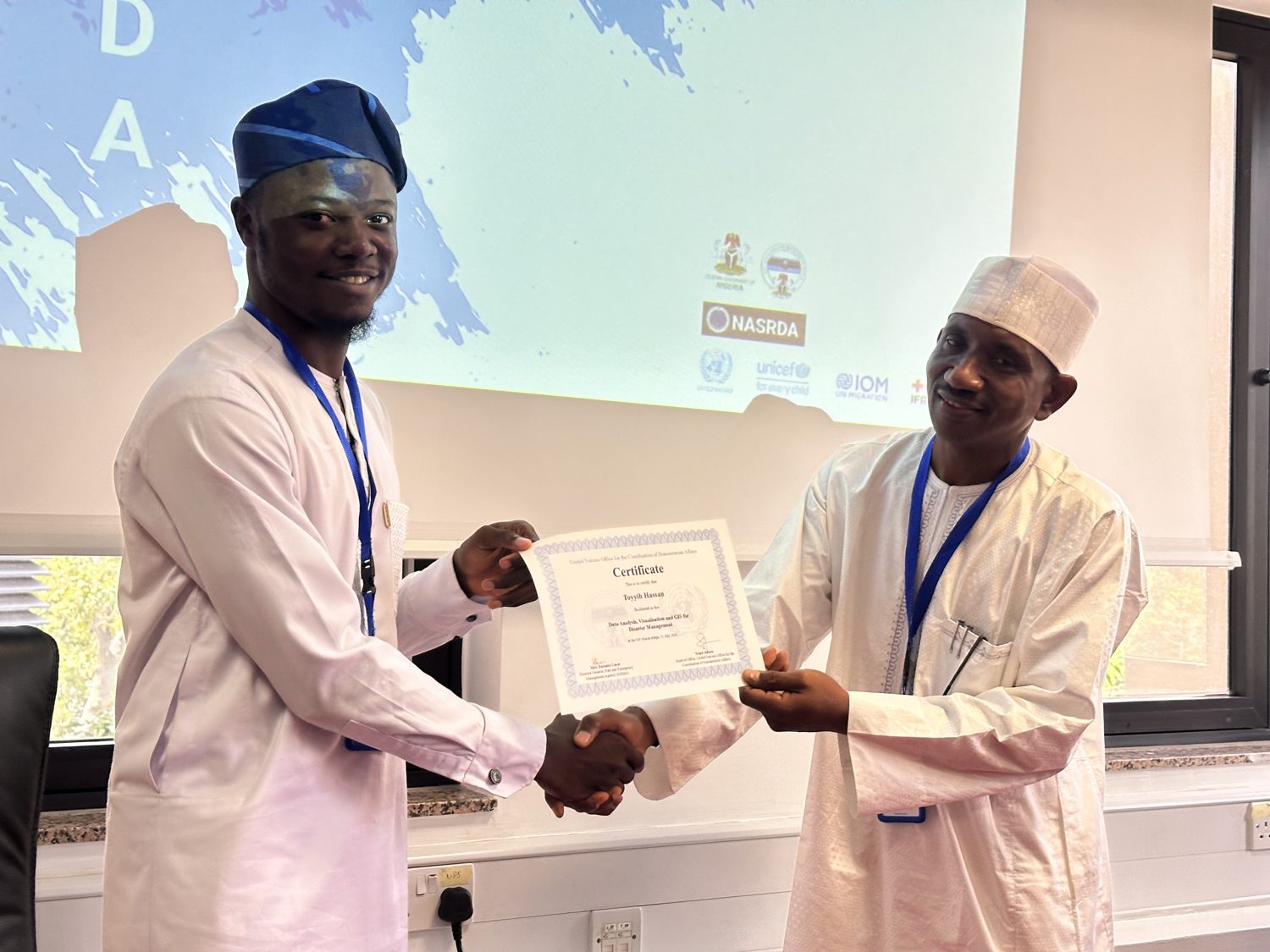 Certificate presentation